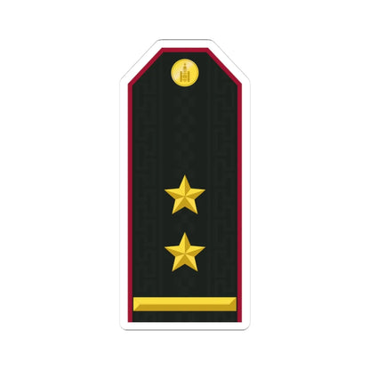 Mongolian Internal troops LTC service (Mongolia) (Military Rank) STICKER Vinyl Kiss-Cut Decal 3 Inch White - The Sticker Space