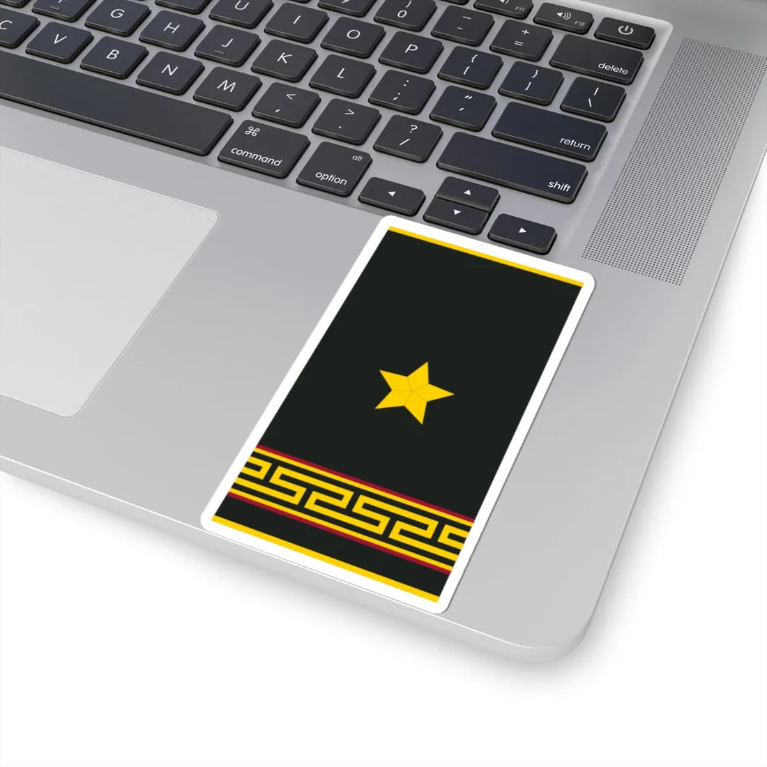 Mongolian Internal troops MAJ shirt (Mongolia) (Military Rank) STICKER Vinyl Kiss-Cut Decal - The Sticker Space