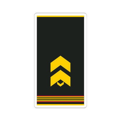 Mongolian Internal troops SGT shirt (Mongolia) (Military Rank) STICKER Vinyl Kiss-Cut Decal 6 Inch White - The Sticker Space