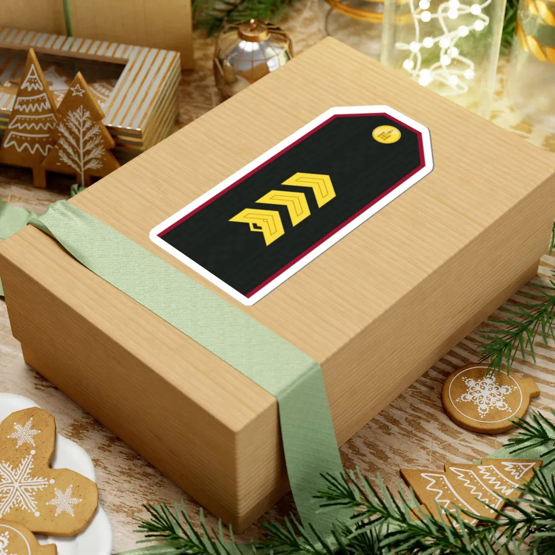 Mongolian Internal troops SSG service (Mongolia) (Military Rank) STICKER Vinyl Kiss-Cut Decal - The Sticker Space