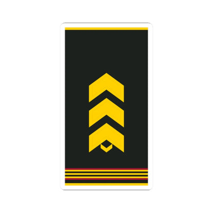 Mongolian Internal troops SSG shirt (Mongolia) (Military Rank) STICKER Vinyl Kiss-Cut Decal 2 Inch White - The Sticker Space