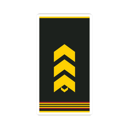 Mongolian Internal troops SSG shirt (Mongolia) (Military Rank) STICKER Vinyl Kiss-Cut Decal 2 Inch White - The Sticker Space