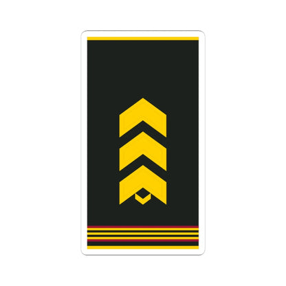 Mongolian Internal troops SSG shirt (Mongolia) (Military Rank) STICKER Vinyl Kiss-Cut Decal 3 Inch White - The Sticker Space