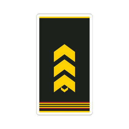 Mongolian Internal troops SSG shirt (Mongolia) (Military Rank) STICKER Vinyl Kiss-Cut Decal 6 Inch White - The Sticker Space