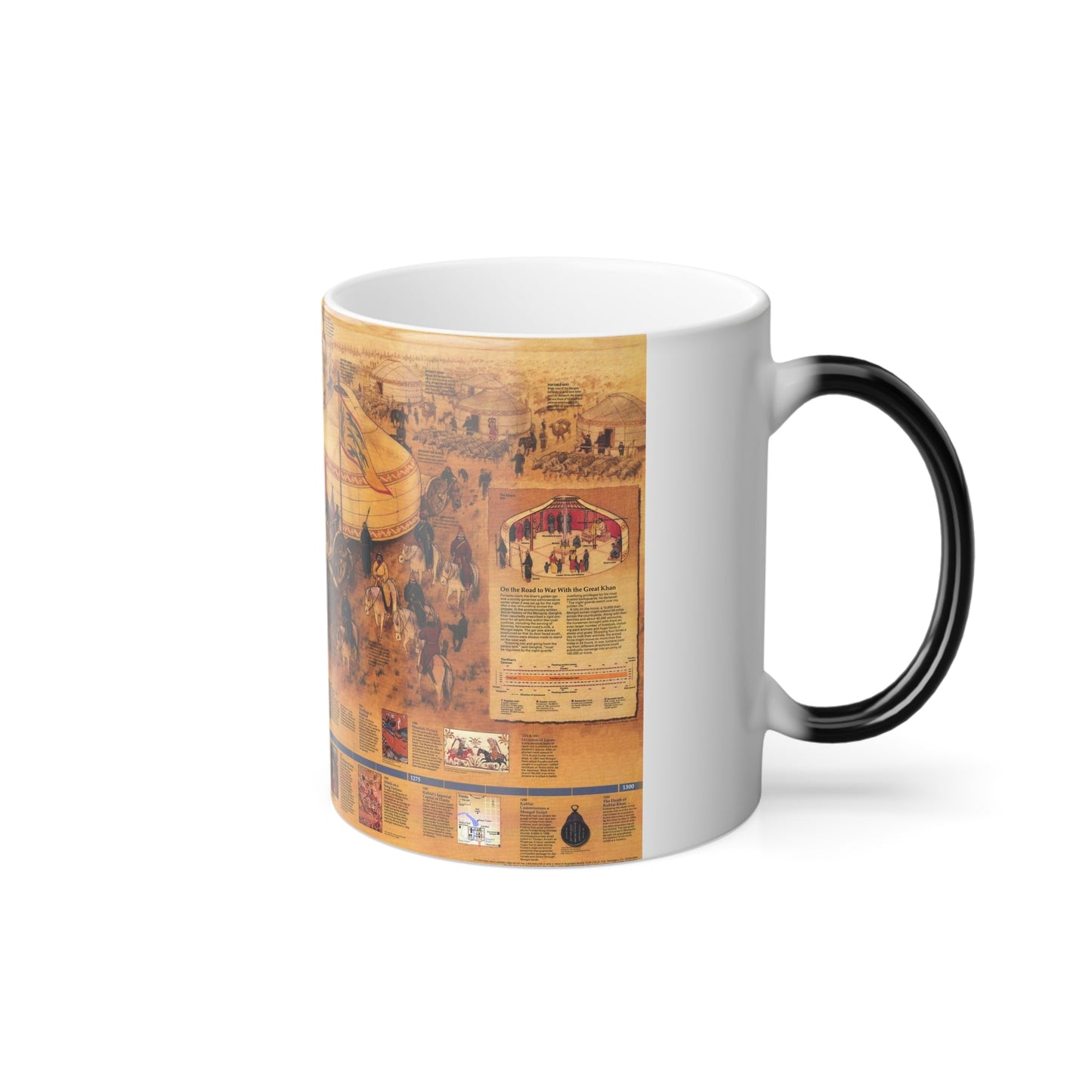 Mongols, The (1996) (Map) Color Changing Mug 11oz-11oz-The Sticker Space