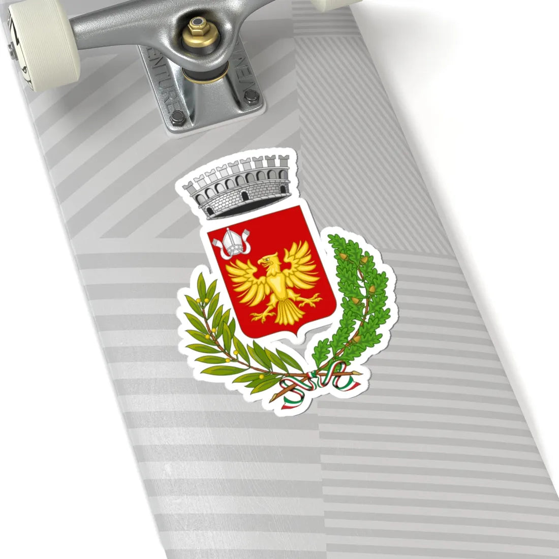 Mongrassano-Stemma (Italy) (Coat of Arms) STICKER Vinyl Kiss-Cut Decal - The Sticker Space