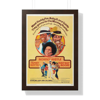 MONKEY HUSTLE 1976 - Framed Movie Poster - The Sticker Space
