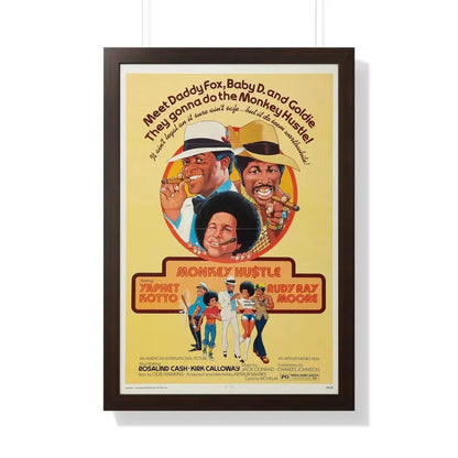 MONKEY HUSTLE 1976 - Framed Movie Poster - The Sticker Space
