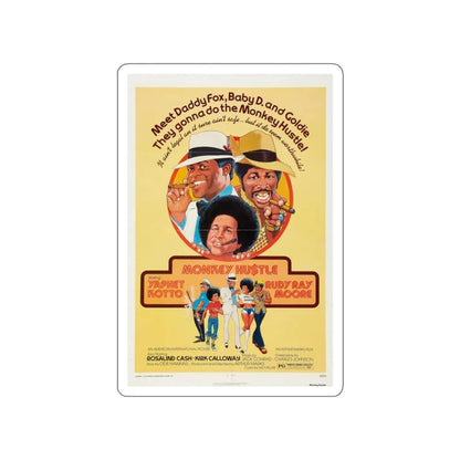 MONKEY HUSTLE 1976 Movie Poster STICKER Vinyl Die-Cut Decal - The Sticker Space