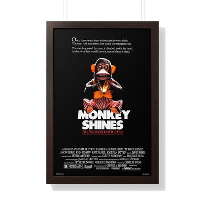 MONKEY SHINES 1988 - Framed Movie Poster-20" x 30"-The Sticker Space