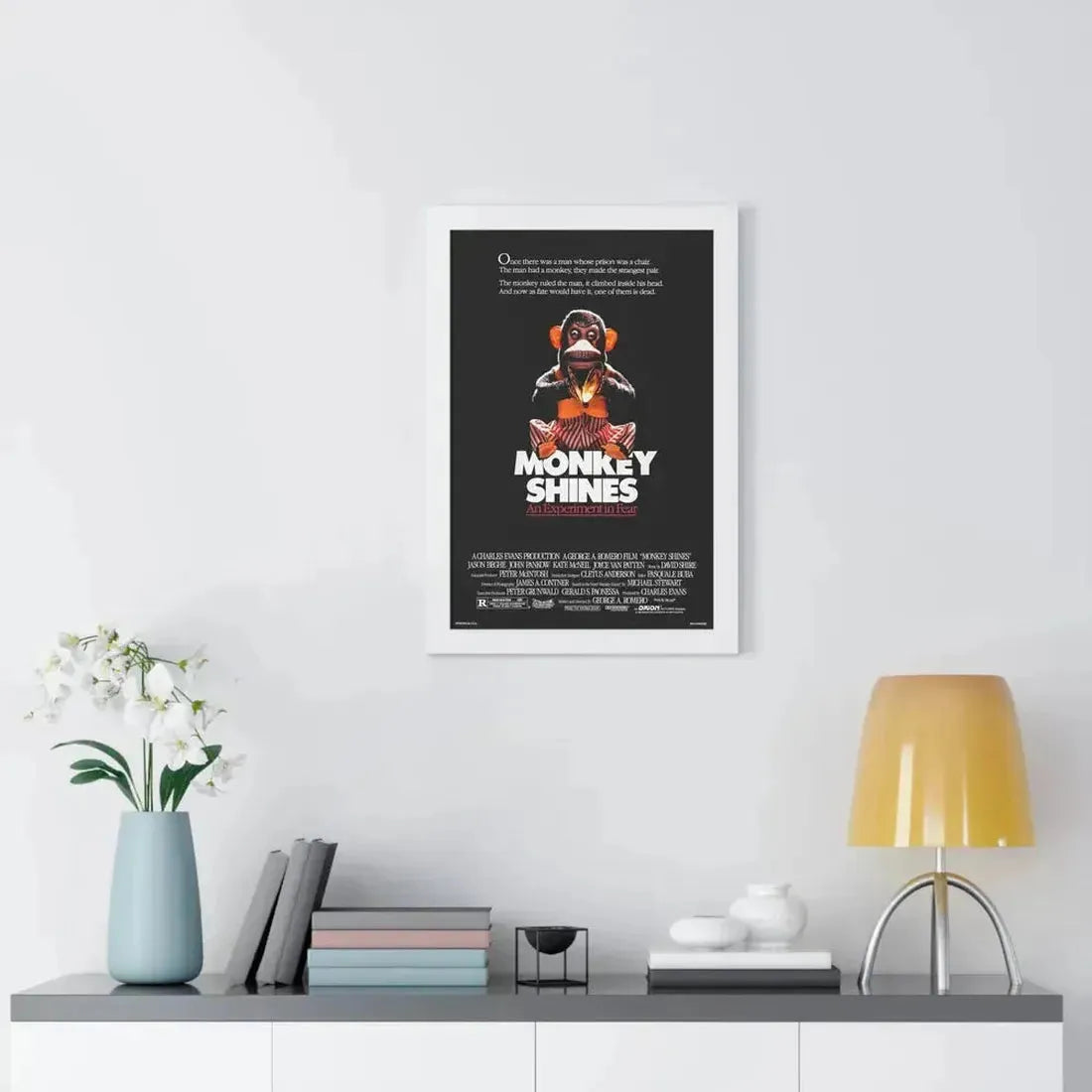 MONKEY SHINES 1988 - Framed Movie Poster - The Sticker Space
