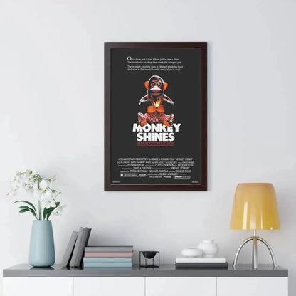 MONKEY SHINES 1988 - Framed Movie Poster - The Sticker Space
