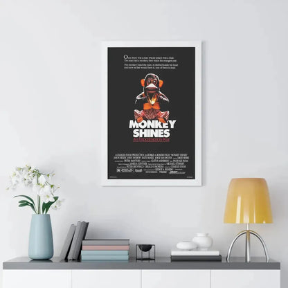 MONKEY SHINES 1988 - Framed Movie Poster - The Sticker Space