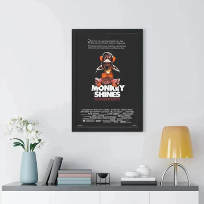 MONKEY SHINES 1988 - Framed Movie Poster - The Sticker Space