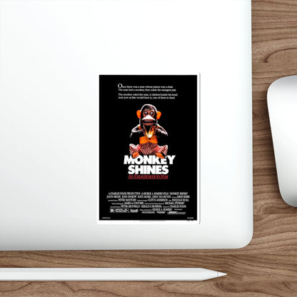 MONKEY SHINES 1988 Movie Poster STICKER Vinyl Die-Cut Decal-The Sticker Space