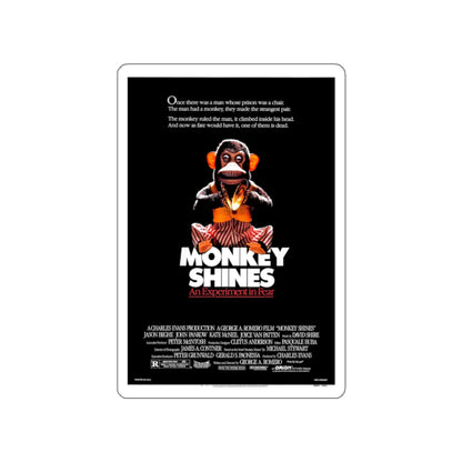 MONKEY SHINES 1988 Movie Poster STICKER Vinyl Die-Cut Decal-2 Inch-The Sticker Space