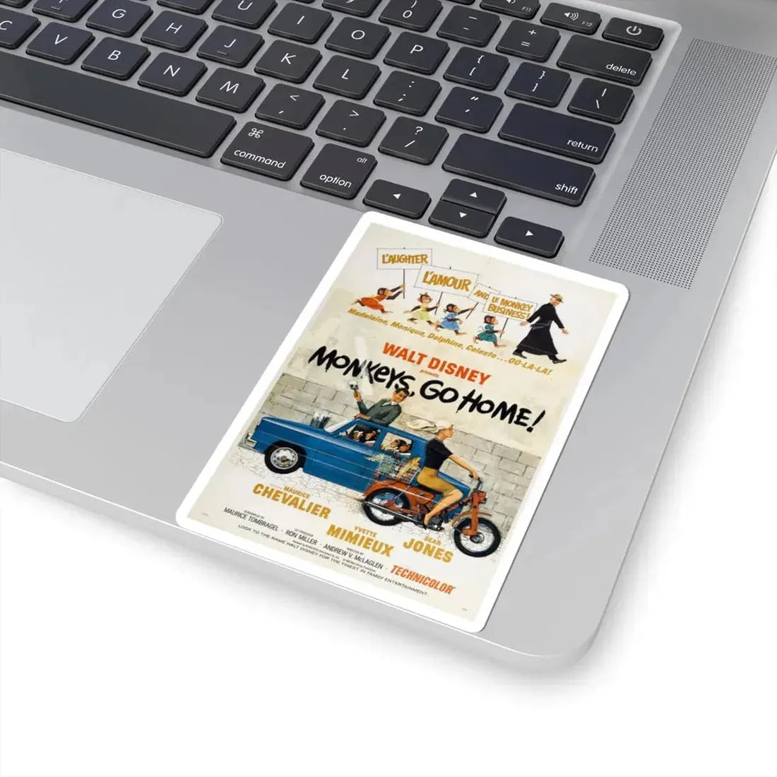 Monkeys Go Home 1967 Movie Poster - STICKER Vinyl Kiss-Cut Decal - The Sticker Space