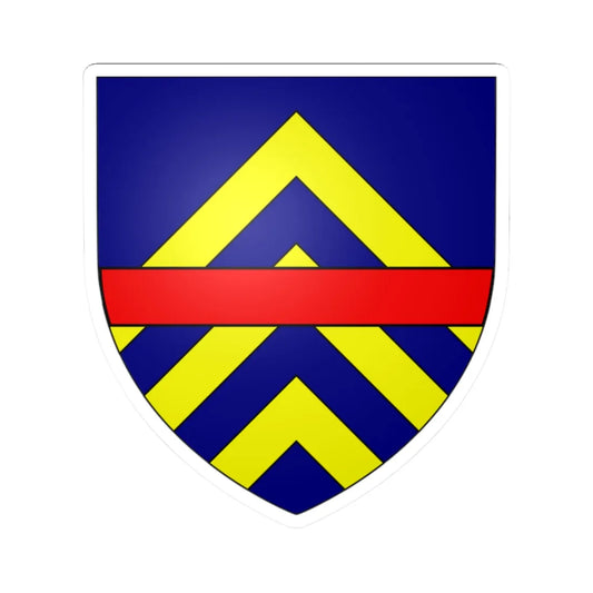 Monmouth Town Shield (United Kingdom) (Coat of Arms) STICKER Vinyl Kiss-Cut Decal 2 Inch White - The Sticker Space