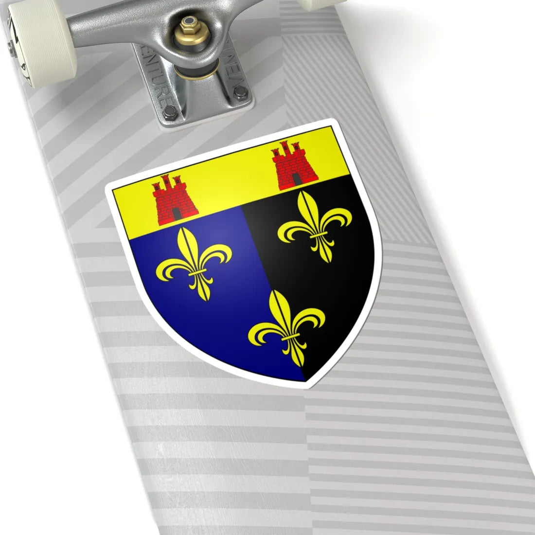 MONMOUTHSHIRE Shield (United Kingdom) (Coat of Arms) STICKER Vinyl Kiss-Cut Decal - The Sticker Space