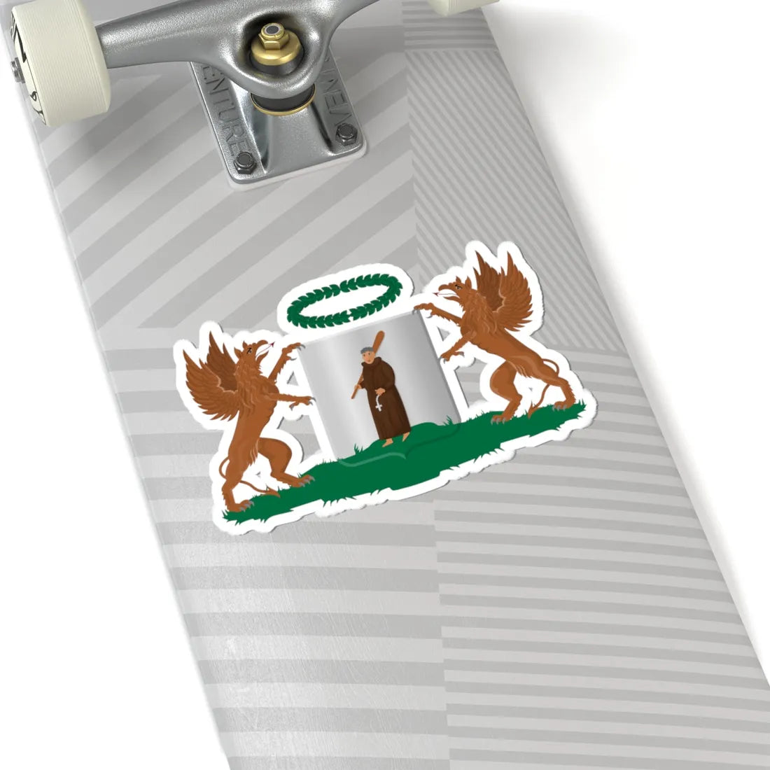 Monnickendam wapen (Netherlands) (Coat of Arms) STICKER Vinyl Kiss-Cut Decal - The Sticker Space