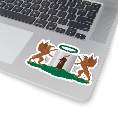 Monnickendam wapen (Netherlands) (Coat of Arms) STICKER Vinyl Kiss-Cut Decal - The Sticker Space