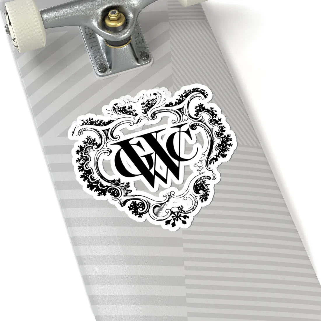 Monogram WIC (Netherlands) (Coat of Arms) STICKER Vinyl Kiss-Cut Decal - The Sticker Space