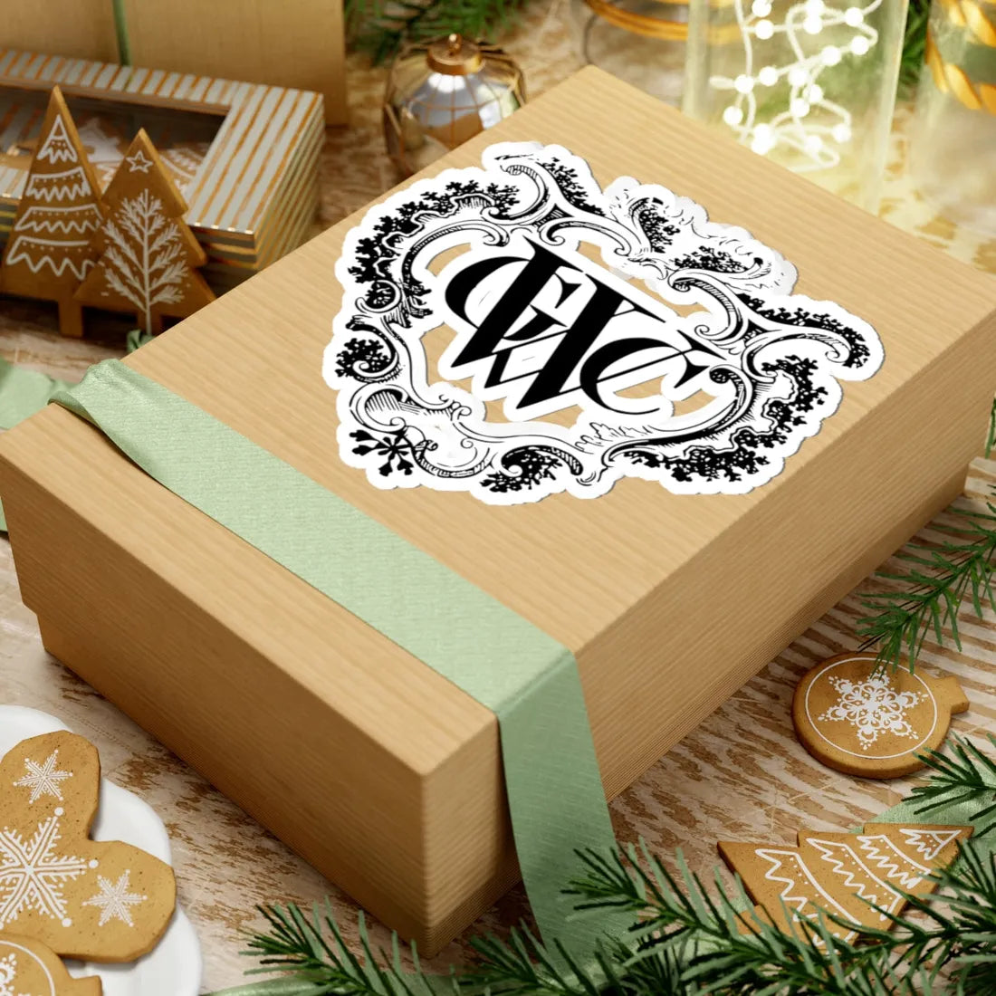 Monogram WIC (Netherlands) (Coat of Arms) STICKER Vinyl Kiss-Cut Decal - The Sticker Space