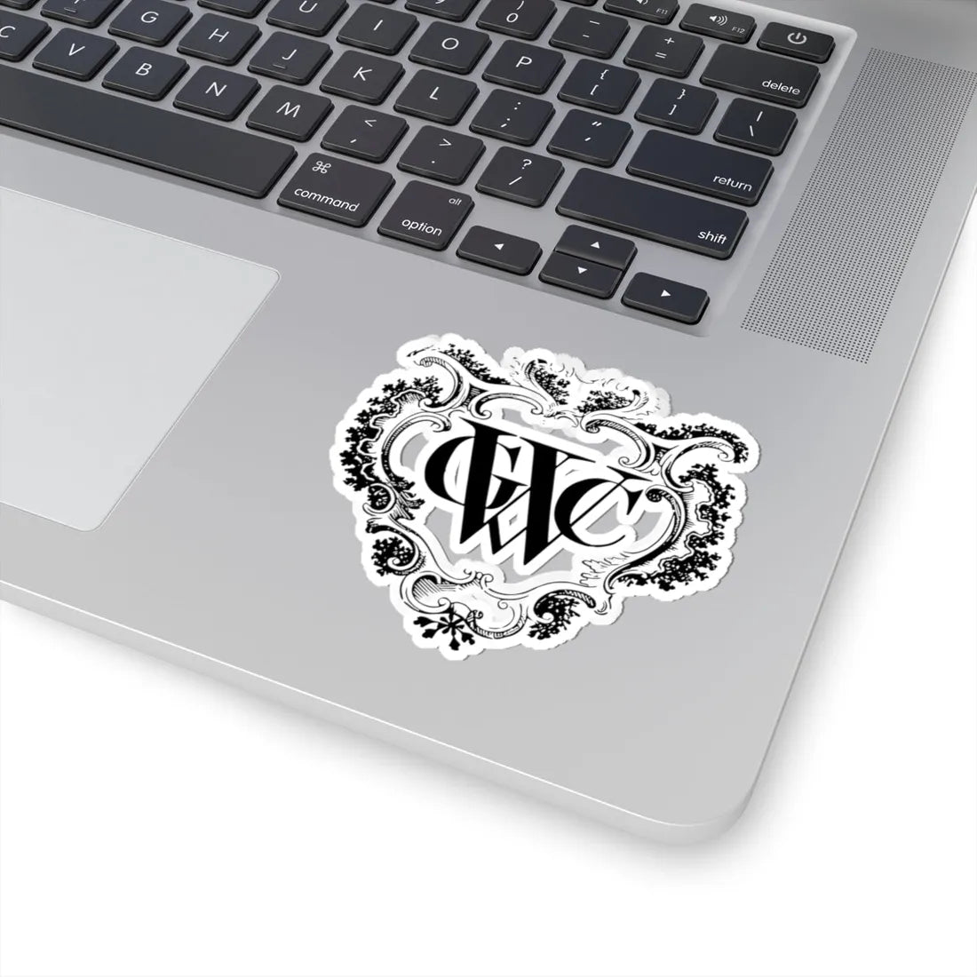 Monogram WIC (Netherlands) (Coat of Arms) STICKER Vinyl Kiss-Cut Decal - The Sticker Space