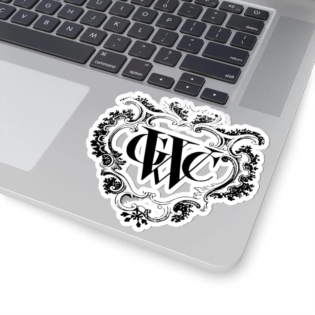 Monogram WIC (Netherlands) (Coat of Arms) STICKER Vinyl Kiss-Cut Decal - The Sticker Space