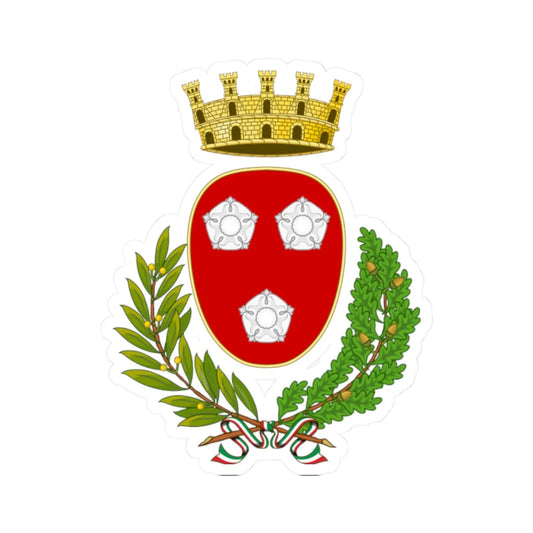 Monopoli Italia-Stemma (Italy) (Coat of Arms) STICKER Vinyl Kiss-Cut Decal 2 Inch White - The Sticker Space