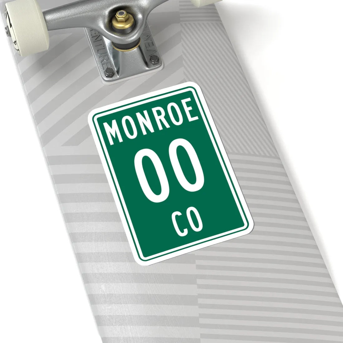 Monroe County OH template (Ohio) (Road Sign) STICKER Vinyl Kiss-Cut Decal - The Sticker Space
