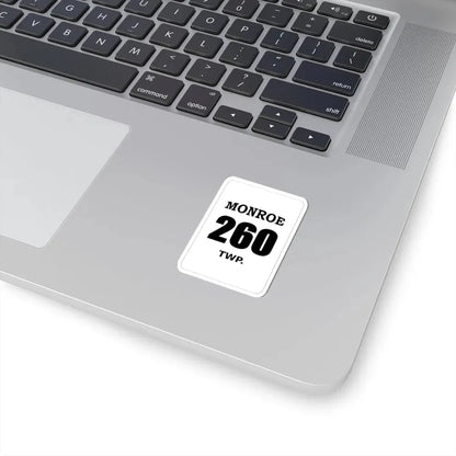 Monroe Township Holmes County Ohio route shield template (Ohio) (Road Sign) STICKER Vinyl Kiss-Cut Decal - The Sticker Space