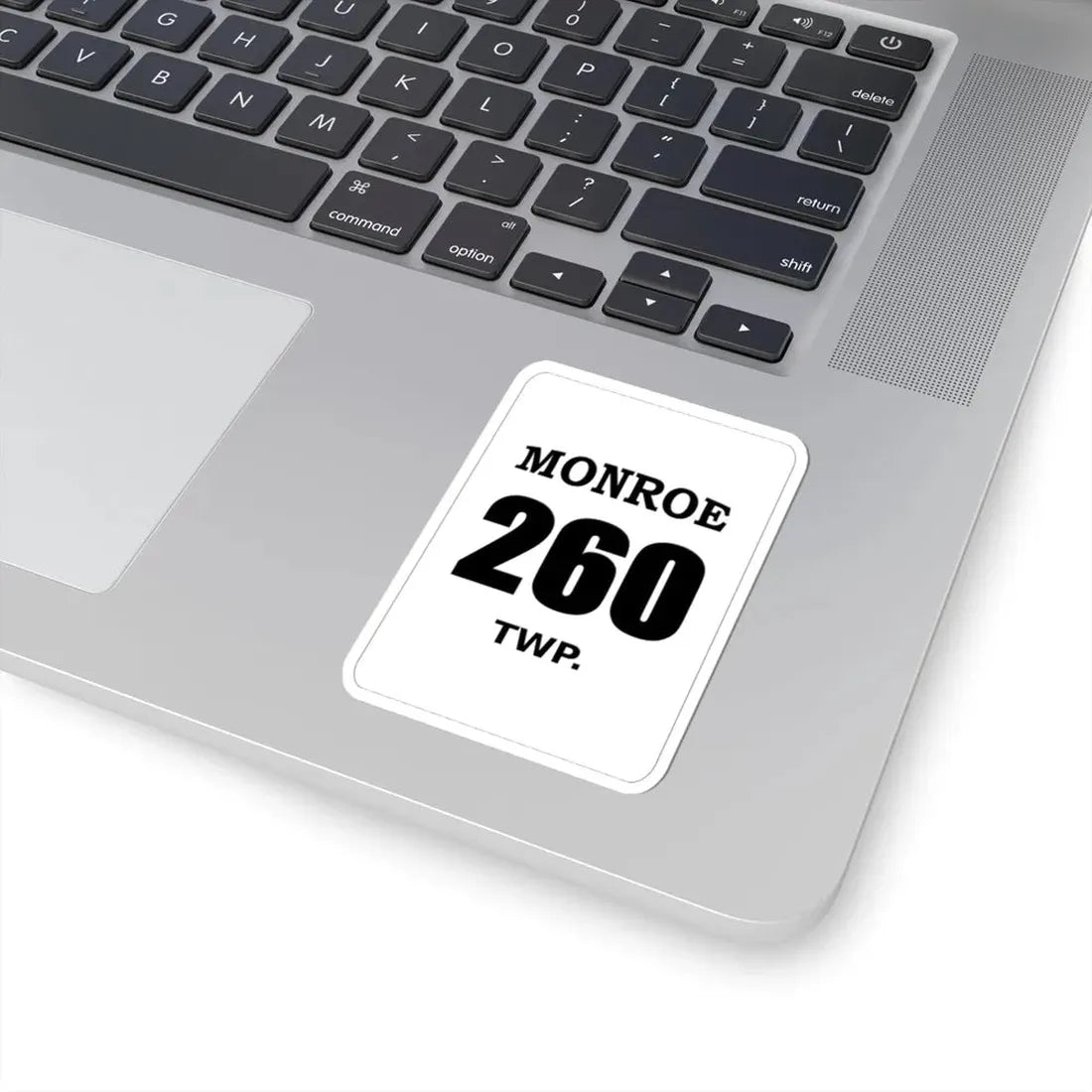 Monroe Township Holmes County Ohio route shield template (Ohio) (Road Sign) STICKER Vinyl Kiss-Cut Decal - The Sticker Space