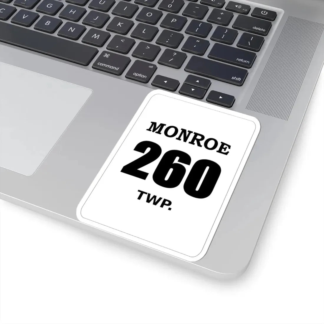 Monroe Township Holmes County Ohio route shield template (Ohio) (Road Sign) STICKER Vinyl Kiss-Cut Decal - The Sticker Space