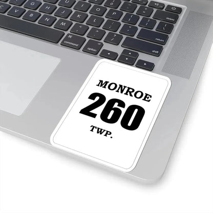 Monroe Township Route 260 Holmes County Ohio (Ohio) (Road Sign) STICKER Vinyl Kiss-Cut Decal - The Sticker Space