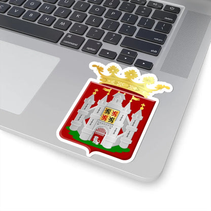 Mons wapen (Belgium) (Coat of Arms) STICKER Vinyl Kiss-Cut Decal - The Sticker Space