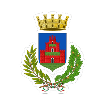 Monselice-Stemma (Italy) (Coat of Arms) STICKER Vinyl Kiss-Cut Decal 4 Inch White - The Sticker Space