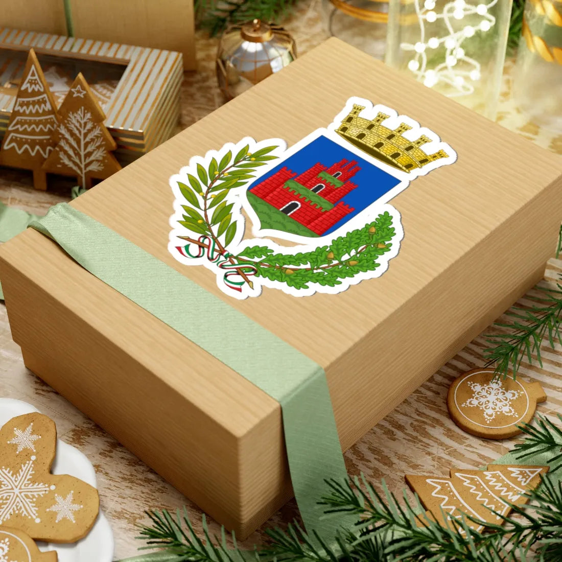 Monselice-Stemma (Italy) (Coat of Arms) STICKER Vinyl Kiss-Cut Decal - The Sticker Space