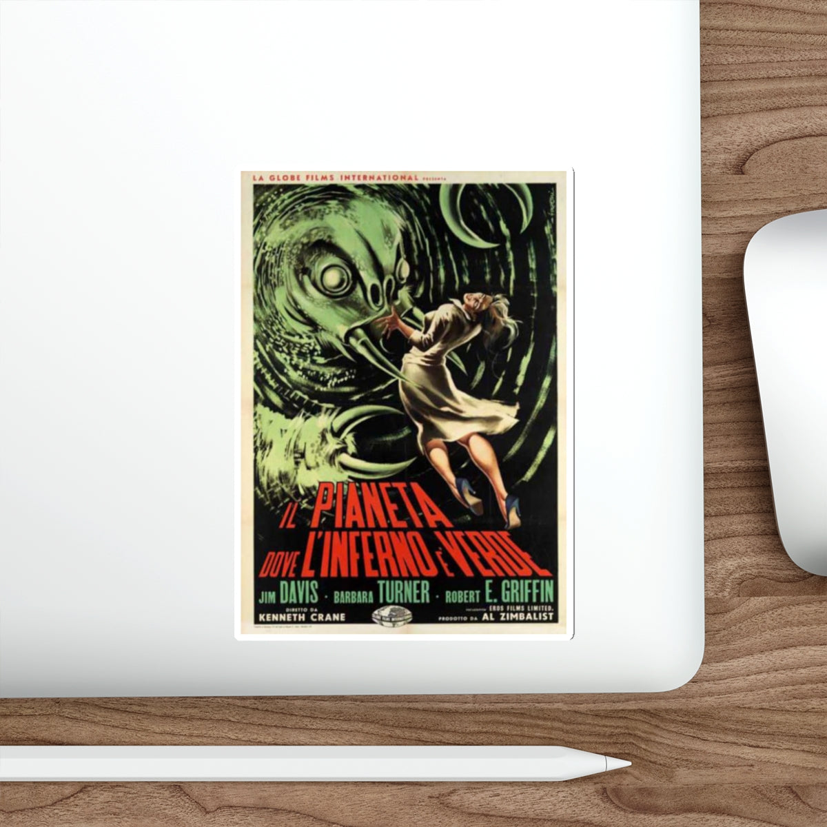 MONSTER FROM GREEN HELL 1957 Movie Poster STICKER Vinyl Die-Cut Decal-The Sticker Space