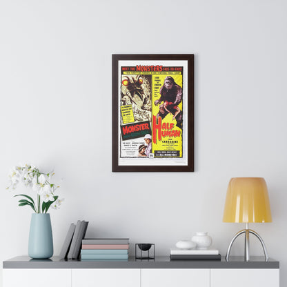 MONSTER FROM GREEN HELL + HALF HUMAN 1957 - Framed Movie Poster-The Sticker Space