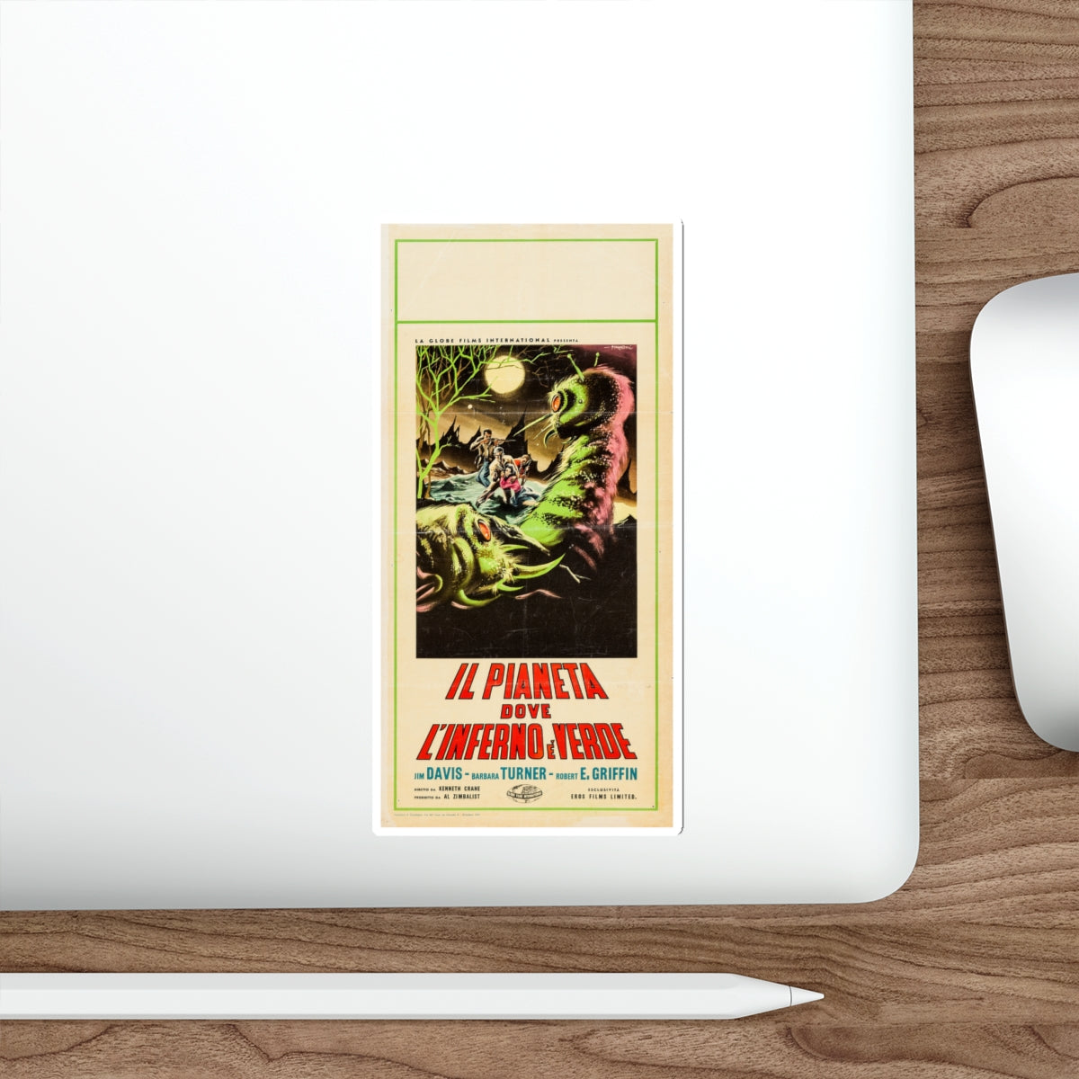 MONSTER FROM GREEN HELL (ITALIAN) 1957 Movie Poster STICKER Vinyl Die-Cut Decal-The Sticker Space