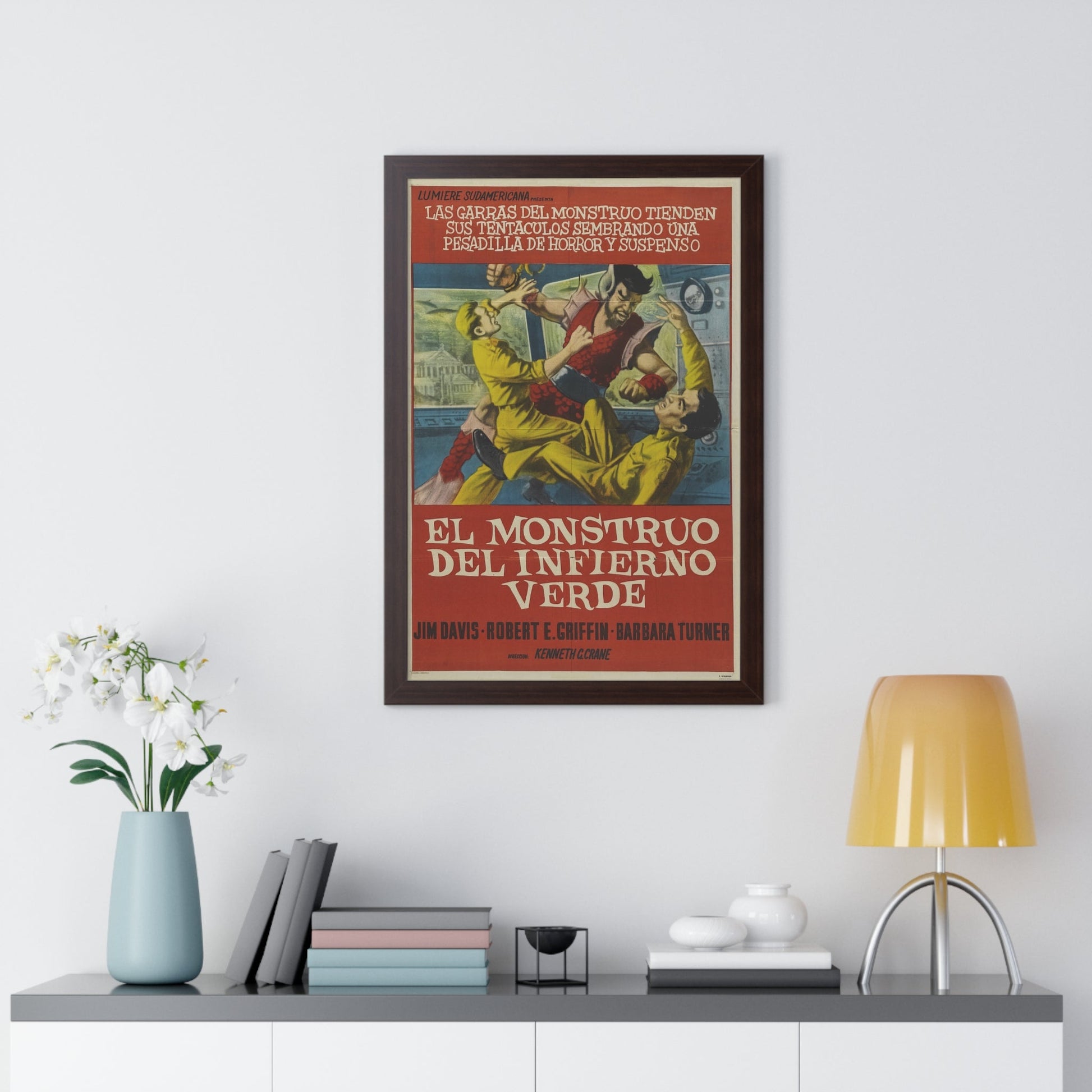 MONSTER FROM GREEN HELL (SPANISH) 1957 - Framed Movie Poster-The Sticker Space