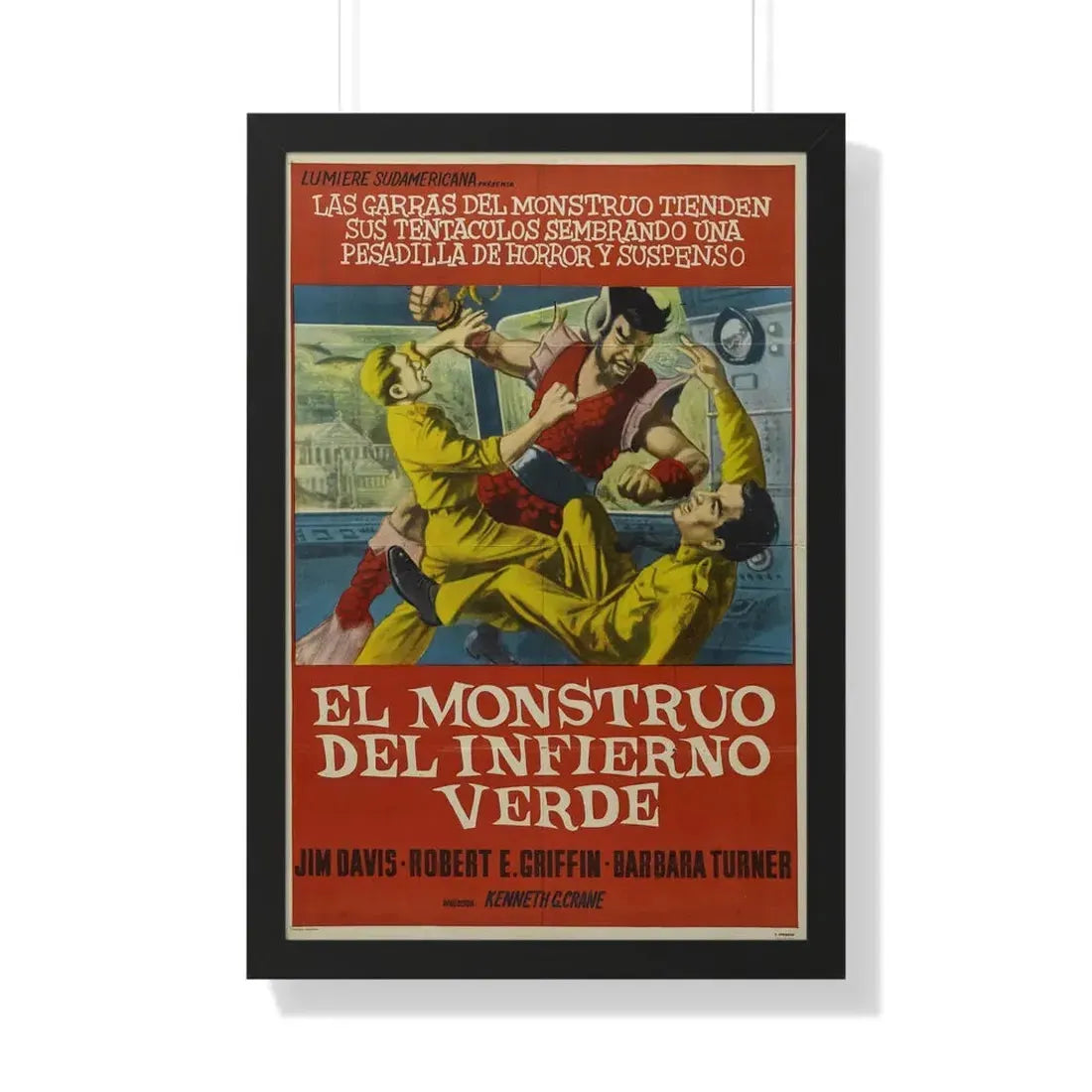 MONSTER FROM GREEN HELL (SPANISH) 1957 - Framed Movie Poster - The Sticker Space