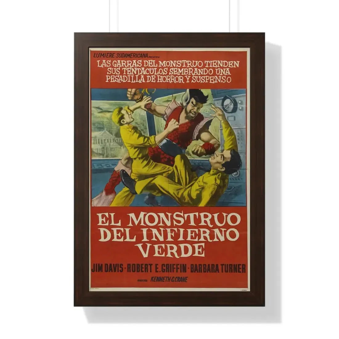 MONSTER FROM GREEN HELL (SPANISH) 1957 - Framed Movie Poster - The Sticker Space