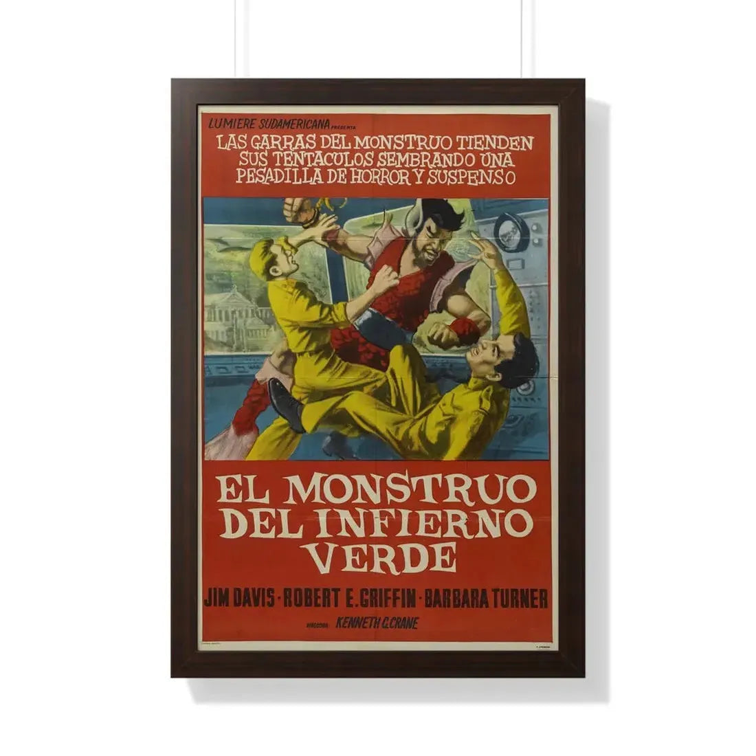 MONSTER FROM GREEN HELL (SPANISH) 1957 - Framed Movie Poster - The Sticker Space
