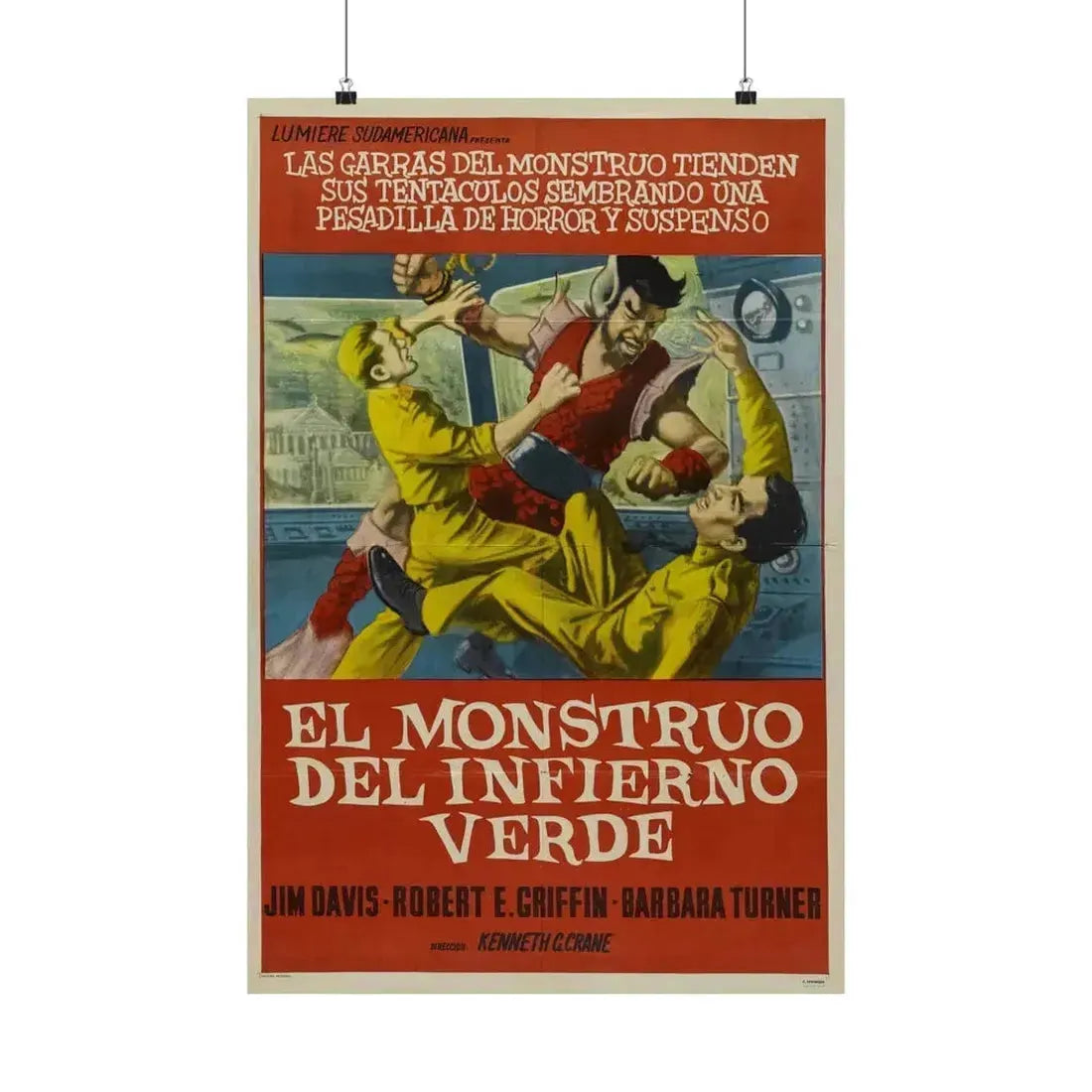 MONSTER FROM GREEN HELL (SPANISH) 1957 - Paper Movie Poster 20″ x 30″ Matte - The Sticker Space