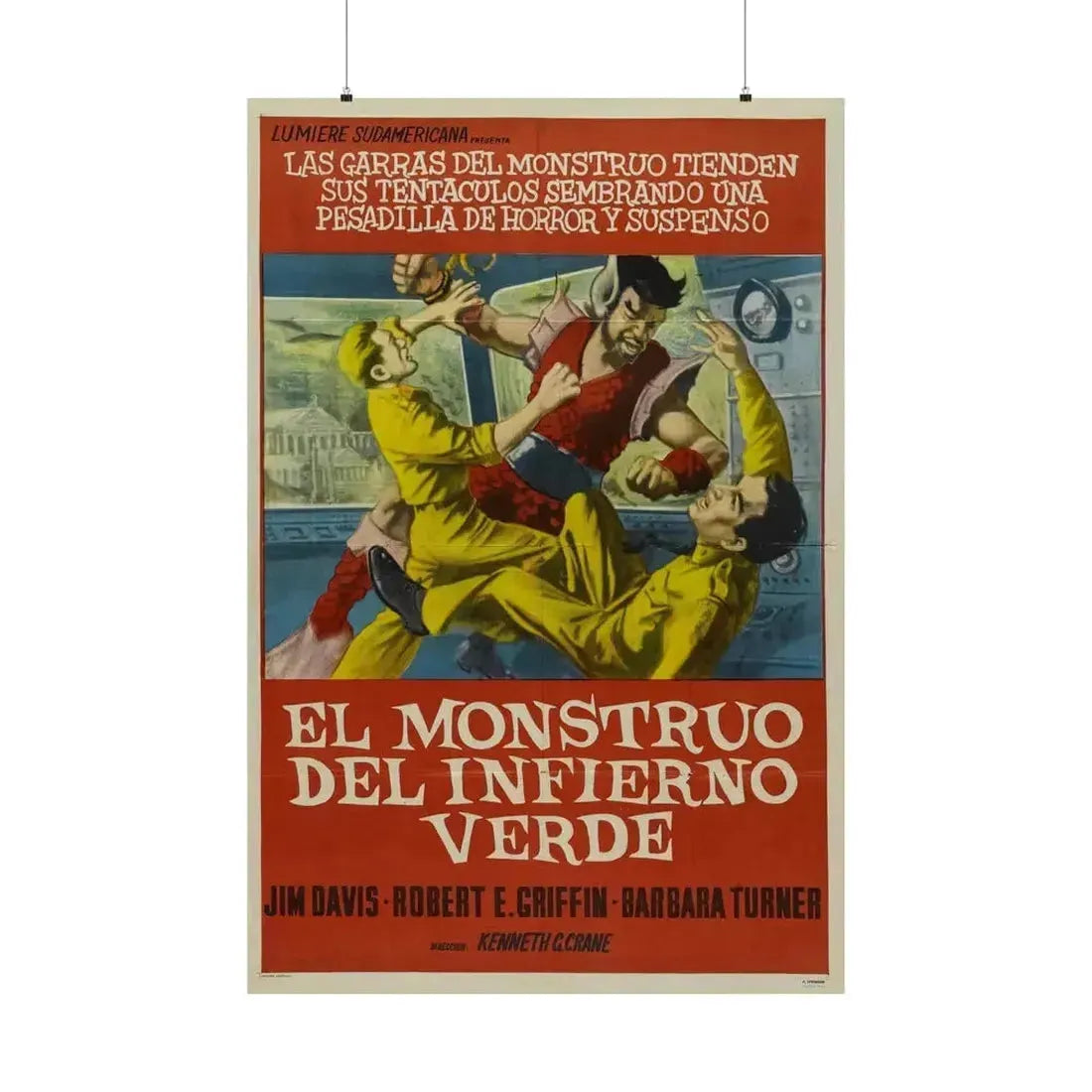 MONSTER FROM GREEN HELL (SPANISH) 1957 - Paper Movie Poster 36" x 54" Matte - The Sticker Space