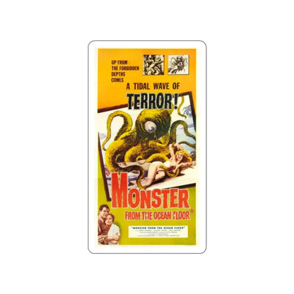MONSTER FROM THE OCEAN FLOOR 1954 Movie Poster STICKER Vinyl Die-Cut Decal 2 Inch - The Sticker Space