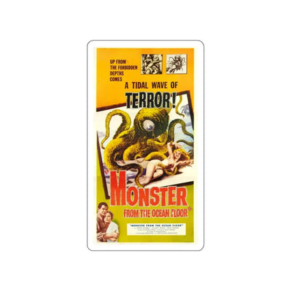 MONSTER FROM THE OCEAN FLOOR 1954 Movie Poster STICKER Vinyl Die-Cut Decal 3 Inch - The Sticker Space
