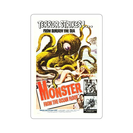 Monster from the Ocean Floor 1954 Movie Poster STICKER Vinyl Die-Cut Decal 6 Inch - The Sticker Space